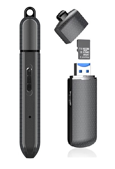 Κοριός παρακολούθησης σε USB με αποσπόμενη κάρτα μνήμης 